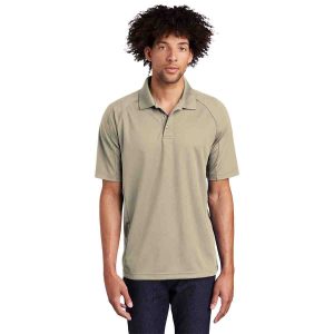 Sport-Tek Dri-Mesh Pro Polo Sandstone Front