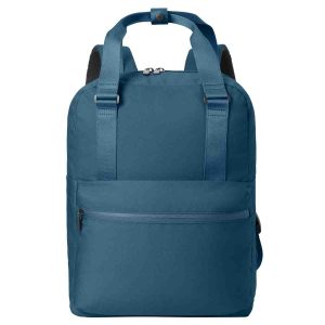 Mercer+Mettle Claremont Handled Backpack In Regatta Blue, Front View