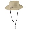 Port Authority Outdoor Wide Brim Hat In Stone, Back View