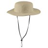 Port Authority Outdoor Wide Brim Hat In Stone, Front View