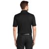 Port Authority Performance Fine Jacquard Polo In Black, Back View