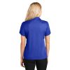 Port Authority Women's Performance Fine Jacquard Polo In Hyper Blue, Back View