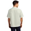 Port Authority Easy Care Camp Shirt In Ivory, Back View