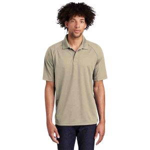 Sport-Tek Dri-Mesh Pro Polo In Sandstone, Front View